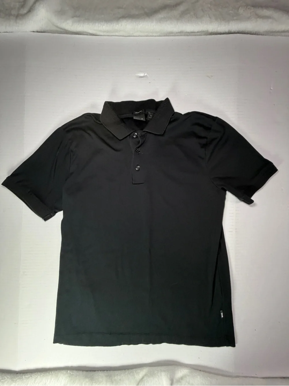 NWOT Boss Men's Black Polo Shirt - Classic Short Sleeve